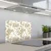 Tijger - Jungle - Vogel - Beige keuken achterwand spatscherm klein 900 -3d_schuin