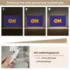 Blauw - Geel - OH - Schaduw Light Box met kabel (Tafellamp) klein -USP_dimbaarNL