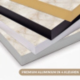 Lichtbeige - Goudbruine Nerven - Marmer Textielframe zwart klein 947 -USP_kleurenNL