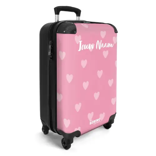 Hartjesritme NBS - Handbagage koffer - Kinderen Unisex middel -productfoto_3d