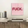 Statement - Krachtig - Roze plexiglas 5mm klein -sfeer1