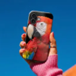 Ara - Portret - Rood Toughcase MagSafe Apple iPhone 17 klein -Sfeer1V