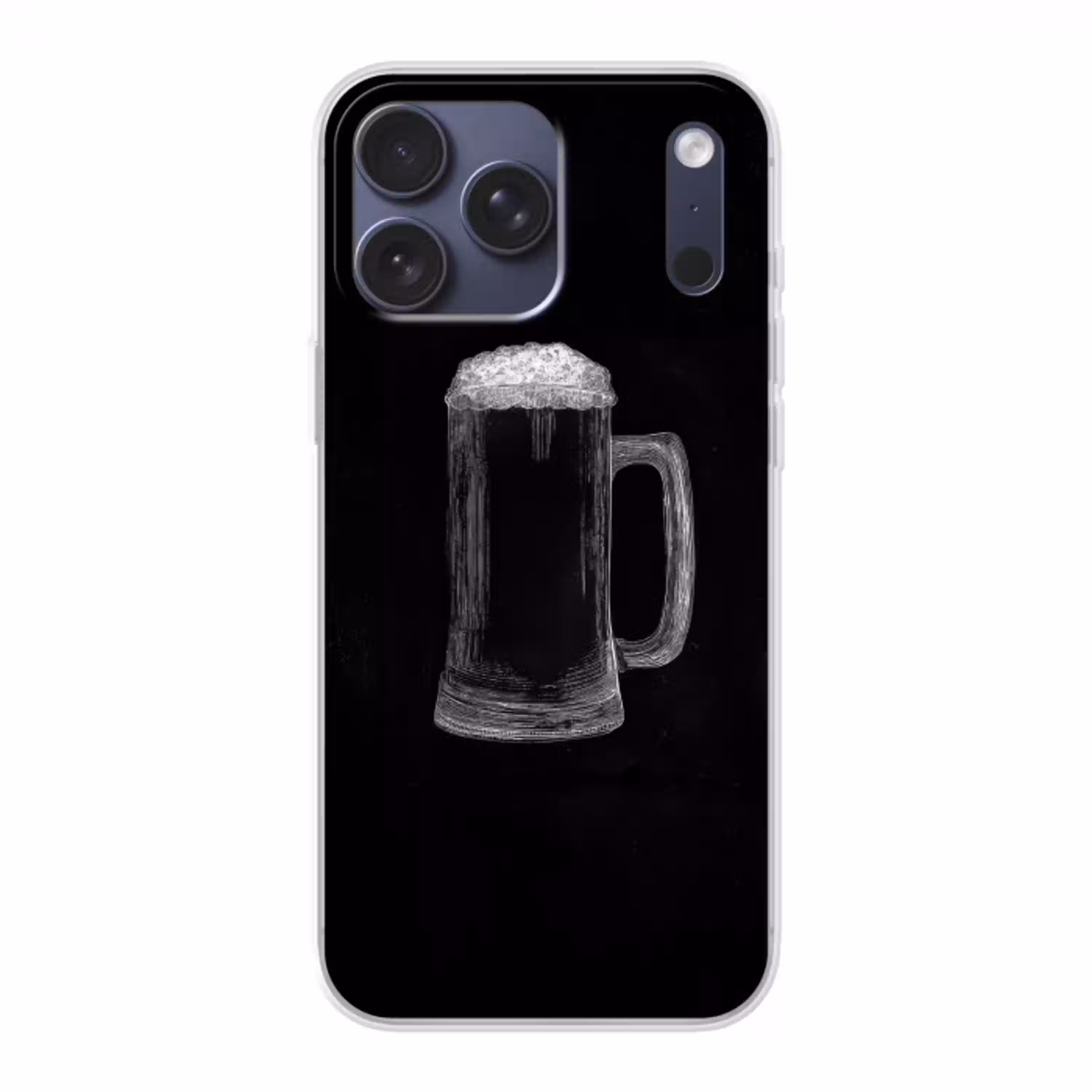 Bierpul - Schuim - Krijttekening Telefoonhoesje iPhone 17 Pro Max klein -3d
