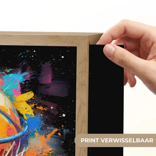 Graffiti - Sport - Basketbal - Basket Light Box met batterij (Wandlamp) middel -USP_websiteprintNL