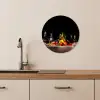 Culinaire compositie KitchenYeah - Keuken - Wandcirkel Forex klein -sfeer3