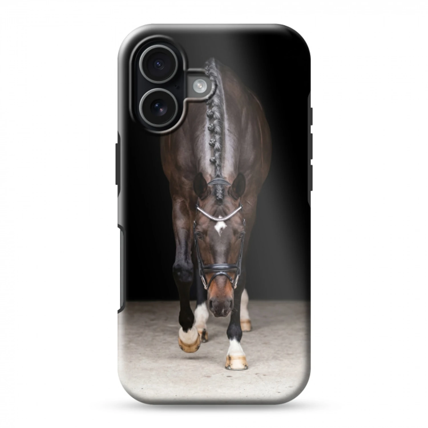 Paard - Modern - Portret Toughcase MagSafe Apple iPhone 17 klein -3d