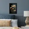 Boeket - Bloemen - Licht - Zwart fotolijst zwart zonder passe partout klein -sfeer3