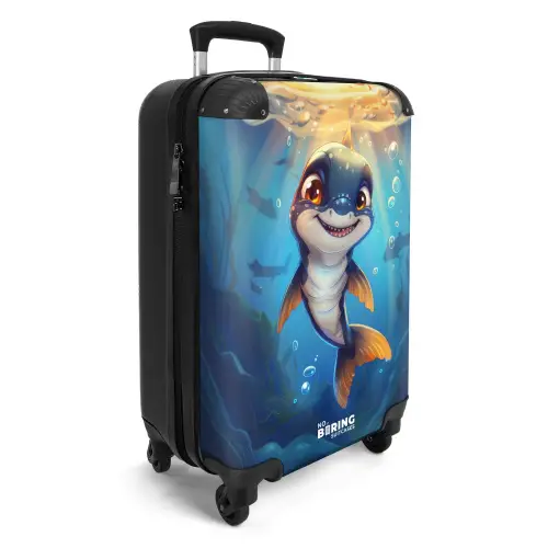 Harry haai Koffer - NBS - Handbagage middel -productfoto_3d