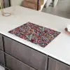 Spat - Abstract - Waterverf - Multi Inductie beschermer vinyl 3mm klein 276 -sfeer8