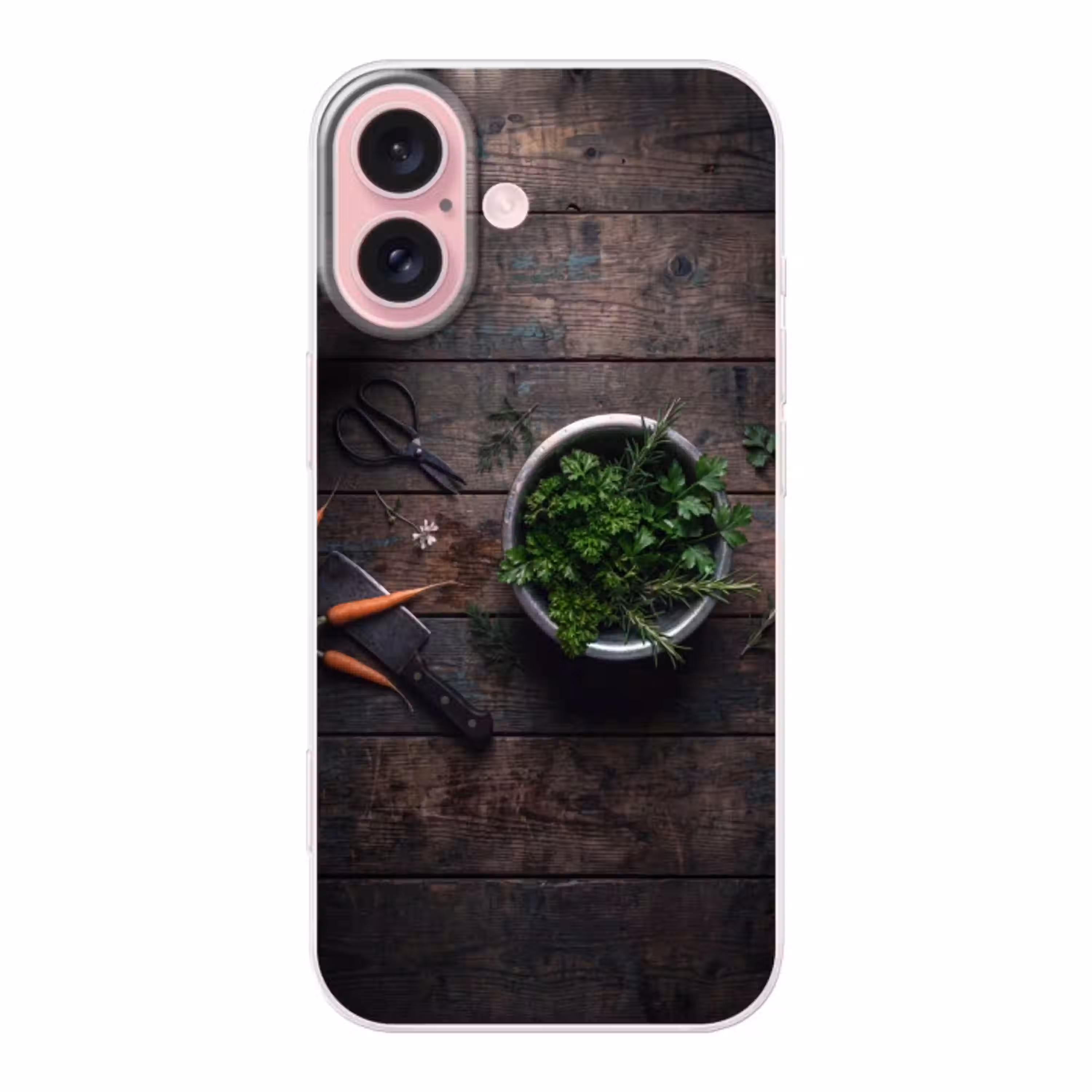 Groenten - Hout - Eten Apple iPhone 16 klein -3d