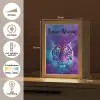 Tijger - Kleurrijk - Rook - Dieren Light Box met kabel (Kinderlampje) klein -USP_NL