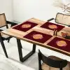 love your damn self - Cirkel - Glitter - Rood Placemat vinyl groot -zzsfeer4_Kitchenyeah-website