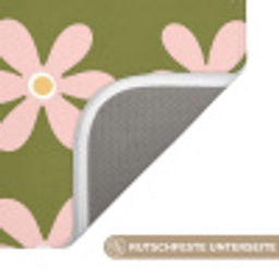 Bloem - Modern - Groen WCmat klein 1009 -USP_AntislipDE
