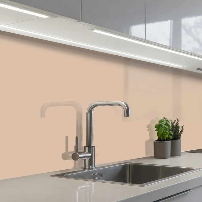 Zachte Zandgloed keuken achterwand 2 middel -3d_schuin
