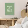 Tekst - Groen - Sierlijk - Letters PET vilt klein -sfeer3