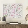 Patroon - Eieren - Roze - Pasen PET vilt klein -sfeer1