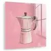 Roze - Mokkapot - Illustratie - Koffie plexiglas 5mm klein -zzzproduct_nieuw