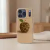 Appel - Panter - Blaadje - Groen Telefoonhoesje iPhone 17 Pro klein -sfeer2