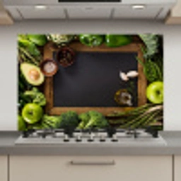 Fruit - Krijtbord - Groente keuken achterwand spatscherm klein -3d_website