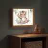 Tijger - Dier - Kinderen - Jungle Light Box met batterij (Wandlamp kind) middel -sfeer5_kind