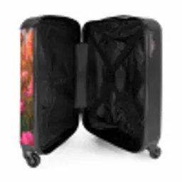 Roze rozen bij zonsondergang. NBS - Handbagage koffer - Unisex middel -binnenkant