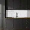 Muur -  Geverfd - Wit - Onafgewerkt keuken achterwand 2 middel 871 -sfeer1