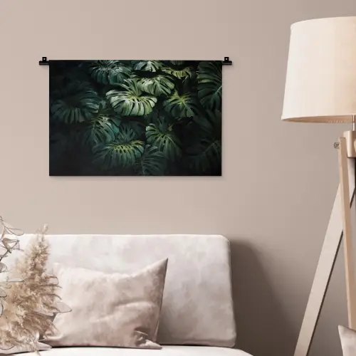 Plant - Monstera - Lichtinval Wandkleed katoen klein -sfeer4