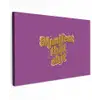 Manifest that shit - Paars - Glitter canvas 2cm klein -z3d