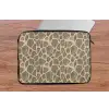 Giraf - Patroon - Beige - Bruin laptophoes neopreen klein 279 -tafel
