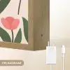 Tulpen - Modern - Roze Light Box met batterij (Wandlamp) middel -USP_websiteoplaadbaarNL