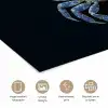 Krab - Delfts blauw - Dieren poster papier klein -closeup_NL