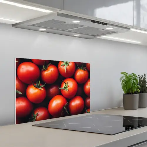 Groente - Rood - Tomaten keuken achterwand spatscherm klein -3d_schuin