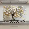 Boom - Beige - Grijs - Goud - Abstract keuken achterwand spatscherm klein -3d_website