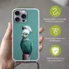 Parkiet - Vogel - Koksmuts - Cute Hoesje iPhone 16 Pro Max met koord klein -sfeer2_NL