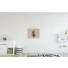 Zebra - Zonnebloemen - Warm textielposter latten blank klein -kinderkamer