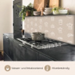 Koffie - Broodjes - Beige - Patroon keuken achterwand 2 middel -usp_DE