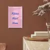 Tekst - Blauw - Keuken - Kader plexiglas 5mm klein -sfeer5