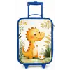 Dino - Voetbal - Oranje Kinderkoffer - Blauw klein -zz3dotto