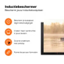 Eenden - Water - Mist - Natuur Inductie beschermer vinyl 3mm klein -zzzzzzz-td-ups