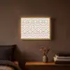 Klassiek - Motief - Terracotta Light Box met batterij (Wandlamp) middel 907 -sfeer4