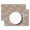 Oosters - Bloemen - Beige - Grijs Placemat vinyl groot 368 -zzsfeer2_Kitchenyeah-website
