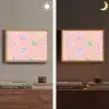 Hart - Snoep - Pastel - Tekst Light Box met batterij (Wandlamp) middel -sfeer3