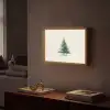 Kerstboom - Illustratie - Ster - Sneeuw Light Box met batterij (Wandlamp) middel -sfeer1