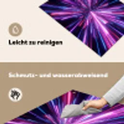 Lichtsnelheid - Ruimte - Roze - Paars Inductie beschemer met haakjes klein -ky-schoon-de
