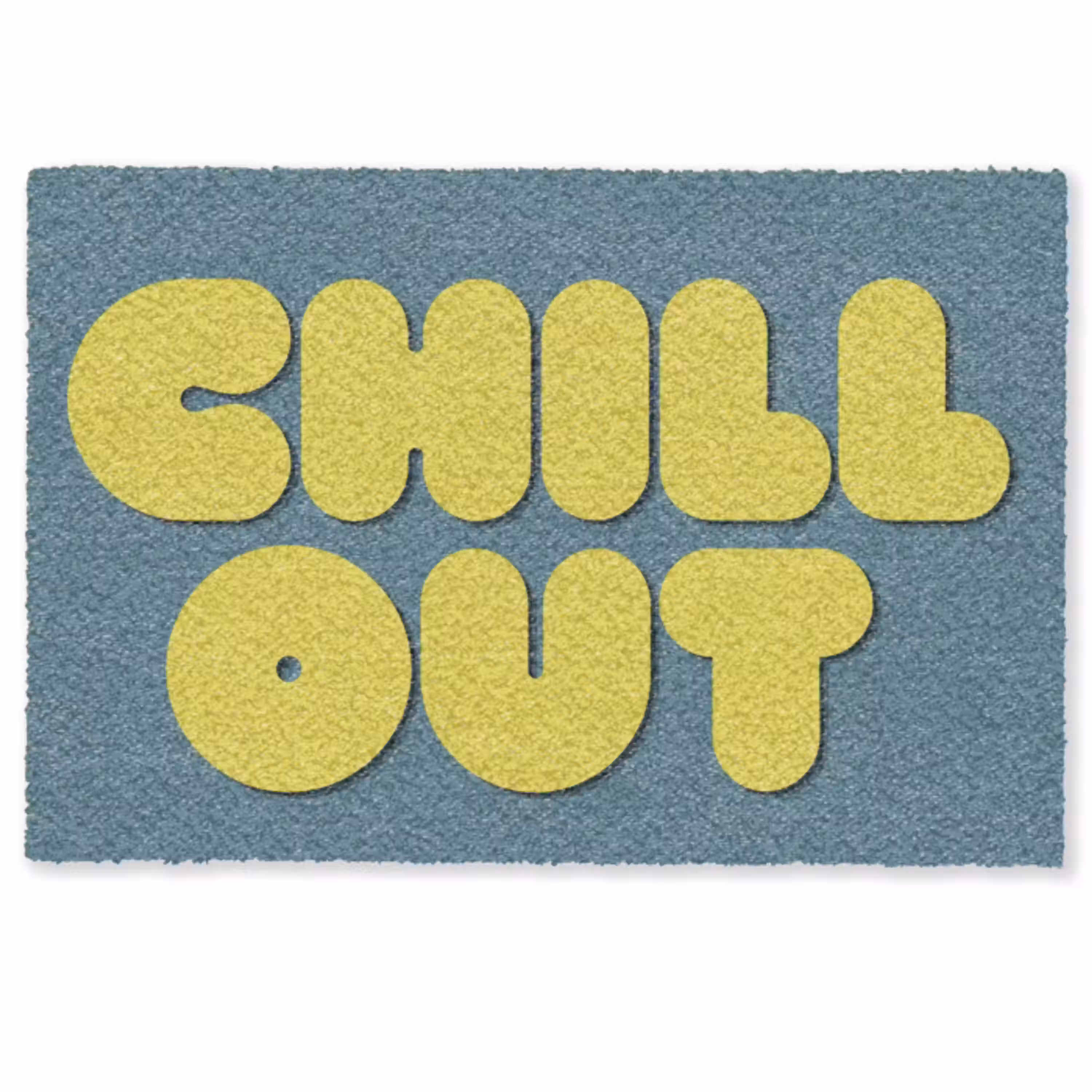 Chill out - Geel - Blauw Deurmat klein -zkaufland3d