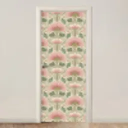 Klassiek - Patroon - Roze deurposter klein 289 -3d_beige