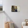 Het melkmeisje - Kunst - Oude meesters - Vermeer tuinposter los doek klein -sfeer8