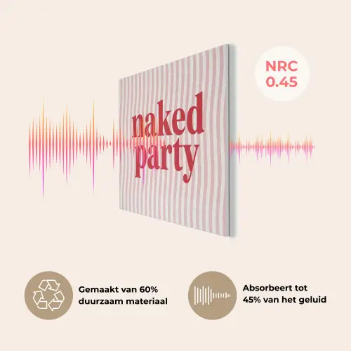 Tekst - Modern - Strepen PET vilt klein -USP_NL