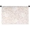 Patroon - Bloemen - Roze - Wit Wandkleed katoen klein 269 -zz3d