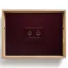 Cassetteband - Bordeaux - Vintage Dienblad Rechthoek middel -z3d_shopping
